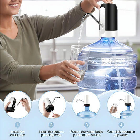 Automatic Water Dispenser Pump (USB Rechargeable) | Portable Water Pump Dispenser for Home, Office & Outdoors